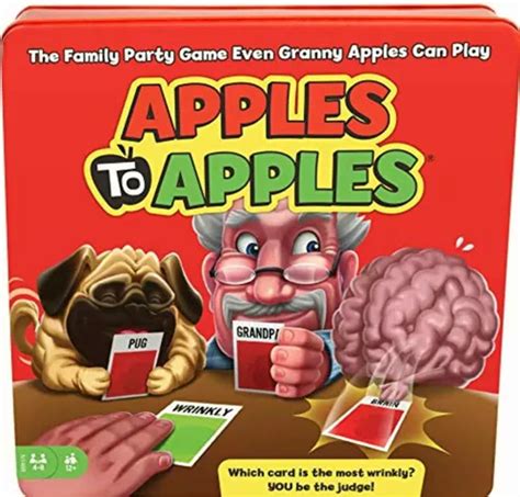 mattel apples to apples party box deluxe metal case|apple to apples mattel.